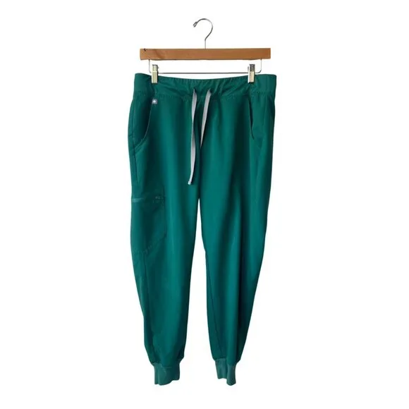 Figs Womens Hunter Green Zamora Jogger Scrub Pants Size M Technical Collection - Picture 4 of 8